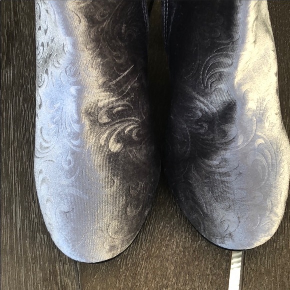 (Sold) Shellys London Elliot Filigree Velvet Boot - Picture 4 of 7